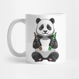 Panda Pupil Crayons School Mug